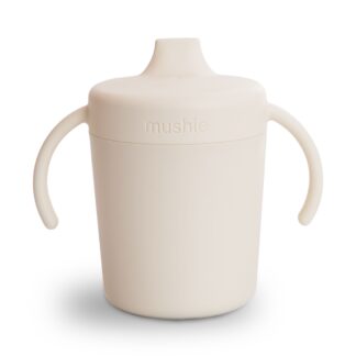 Trainer Sippy Cup Ivory | Trainingsdrinkbeker | Mushie