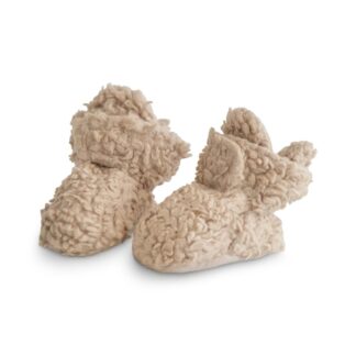 Mushie Cozy Baby Slofjes voor kinderen van 3-6 maanden